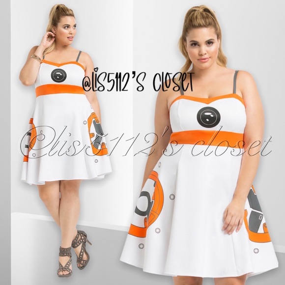 Torrid x Her Universe Disney Star Wars BB-8 Cosplay Costume Swing Dress 3X 22 24 - Picture 2 of 14